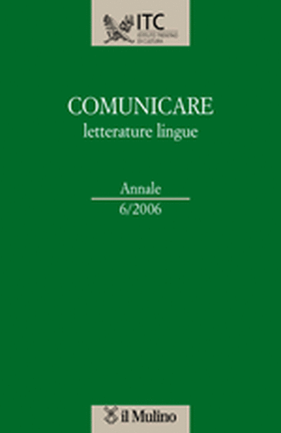 Cover Comunicare letterature lingue - Annale 6/2006