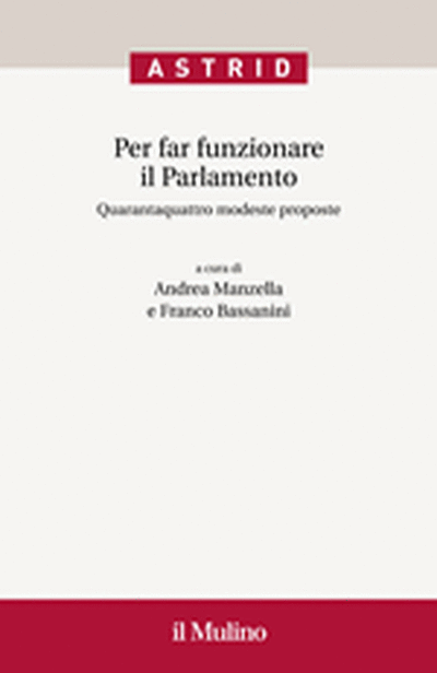 Cover Per far funzionare il Parlamento