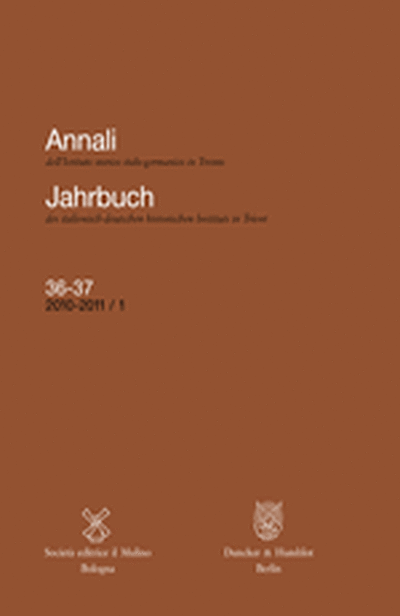 Cover Annali XXXVI-XXXVII, 2010-2011/1