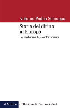 copertina Storia del diritto in Europa